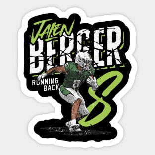 Jalen Berger College Crack Sticker